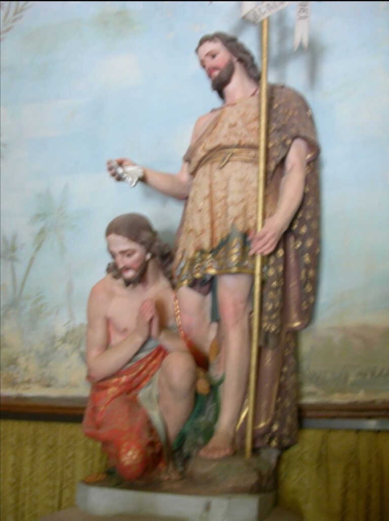 Gesù riceve il battesimo da Giovanni Battista