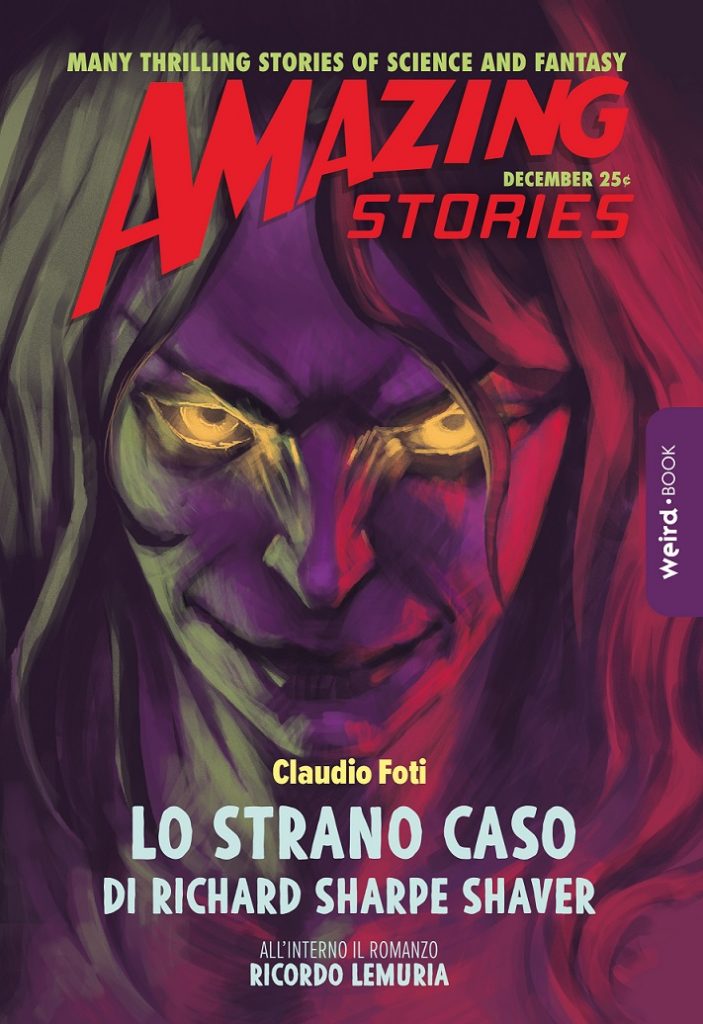 Copertina libro Amazing Stories a cura di  Claudio Foti. 