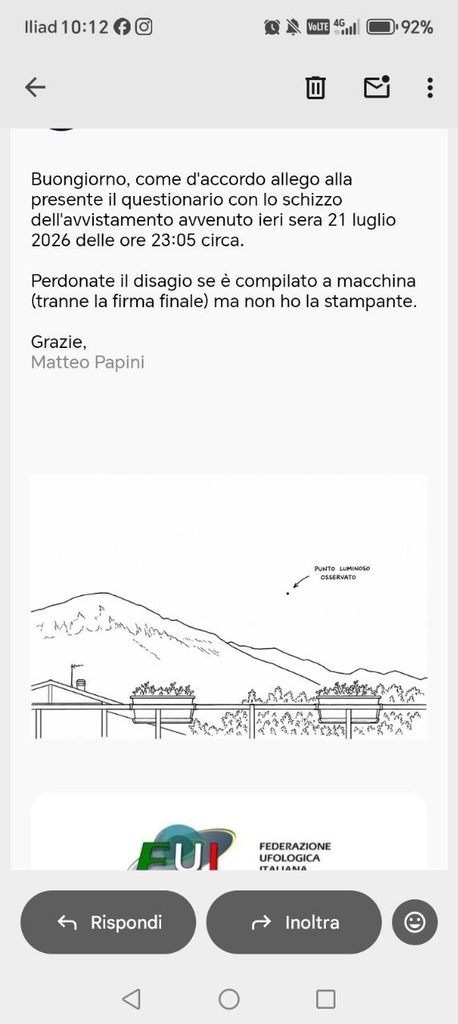 UFO nei cieli di Bergamo: Analisi tecnica e risoluzione del caso di Bianzano